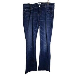 Womens Aeropostale Chelsea Curvy Bootcut Jeans Size 7/8 Long 30/32 Chelsea